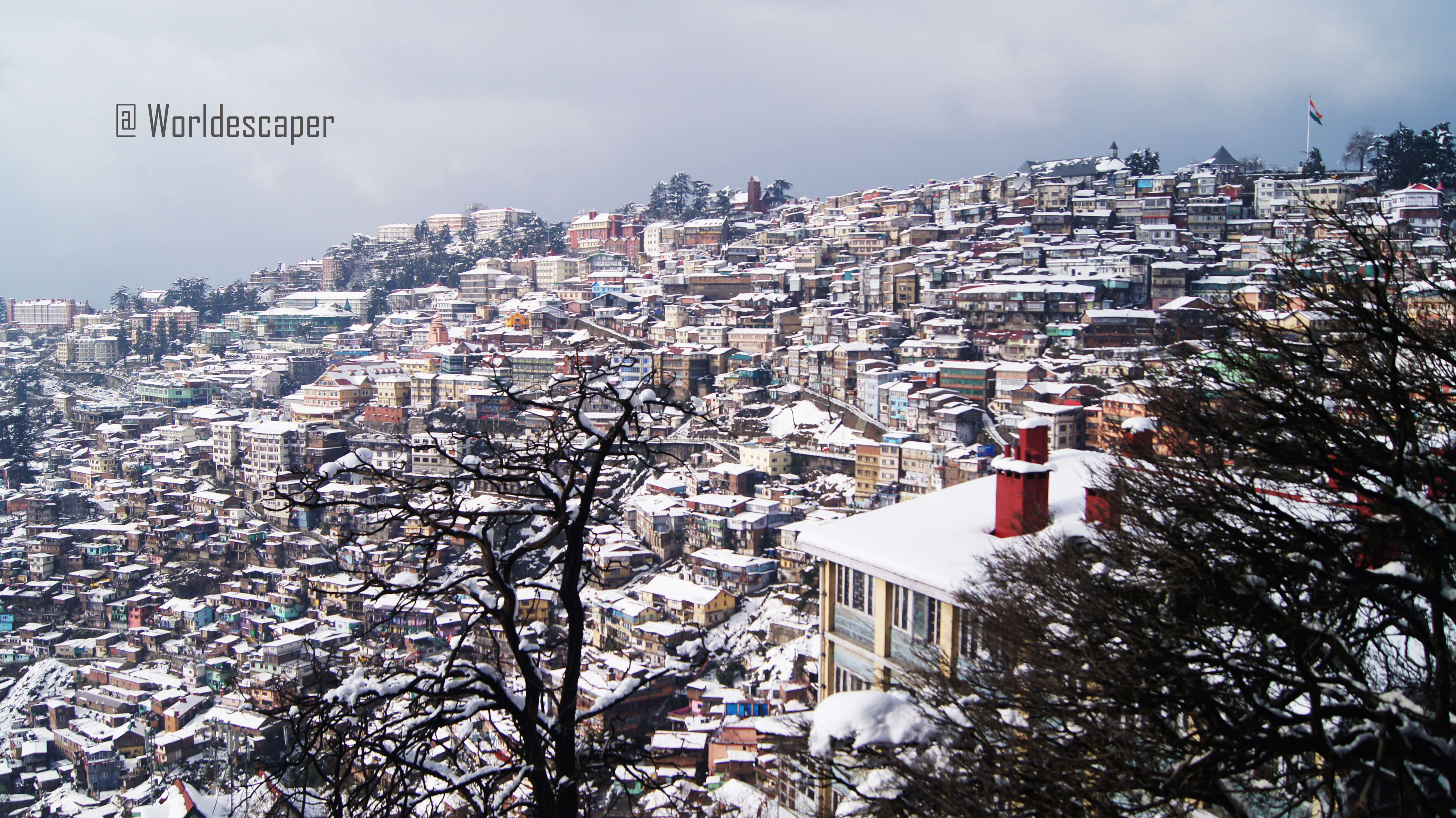印度｜西姆拉 Shimla｜被白雪覆蓋的日子